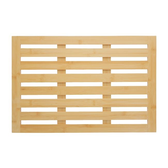 Bamboo Duck Board Bath Mat 40cm x 60cm 
