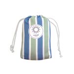 Printed Stripe Microfibre Beach Towel