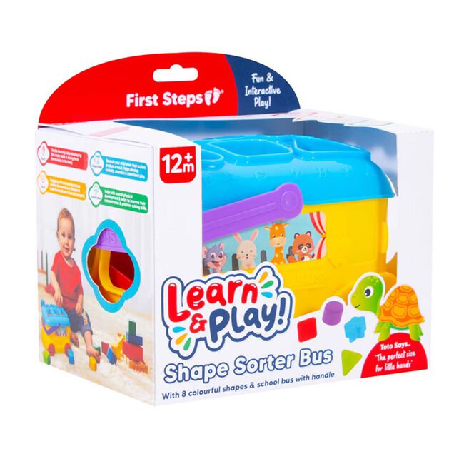 First Steps Shape Sorter Bus Toy
