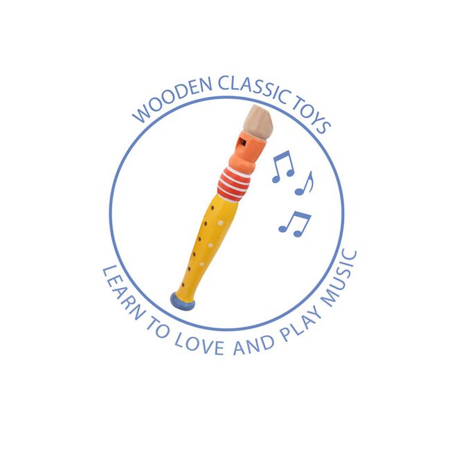 First Steps Learn & Play Flute Wooden Toy