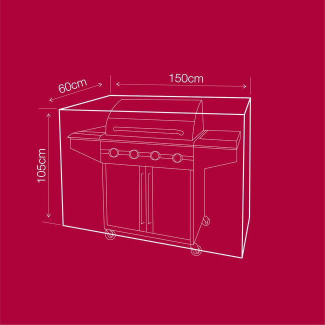 Deluxe 380GSM 4/5 Burner Gas BBQ Cover 