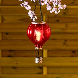 Hot Air Balloon Solar Outdoor Hanging Decoration