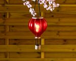 Hot Air Balloon Solar Outdoor Hanging Decoration