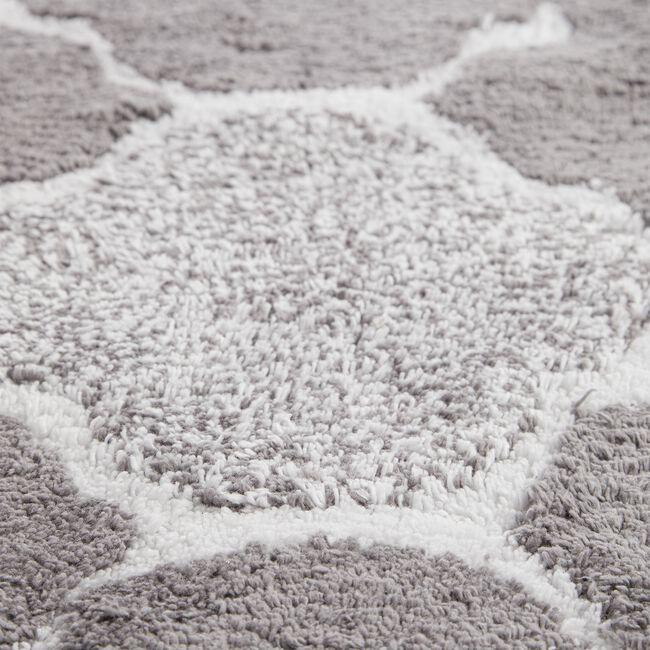 TRELLIS GREY 50x80 Bath Mat