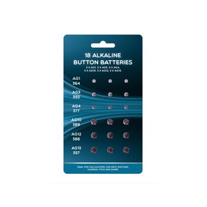 Audio Lab 18 Alkaline Button Cell Batteries