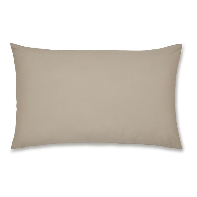 Luxury Percale Housewife Pillowcase Pair - Natural