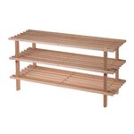 Shoe Rack 3 Layer Fir Wood