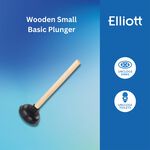 Elliott Wooden Plunger Black