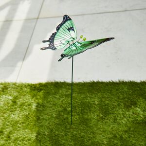 Metallic Butterfly Garden Stake
