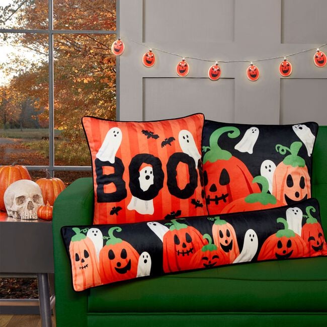 Ghost Pumpkin 2 Piece Set Cushion Covers