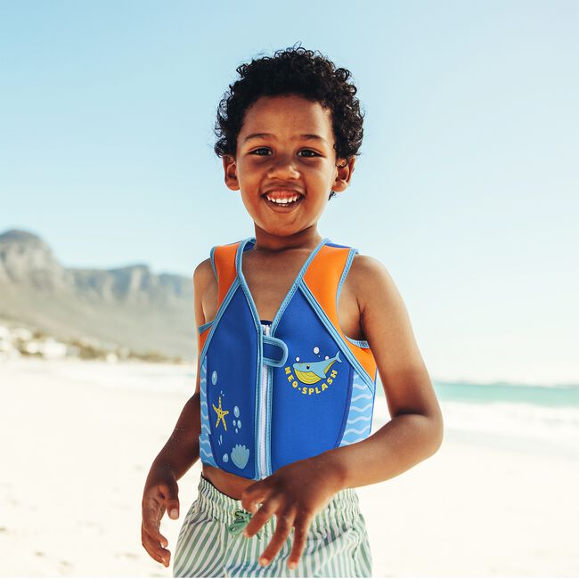 BLUE SWIM VEST 1-3Y
