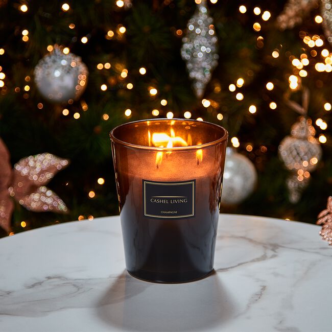 Cashel Living Champagne Candle