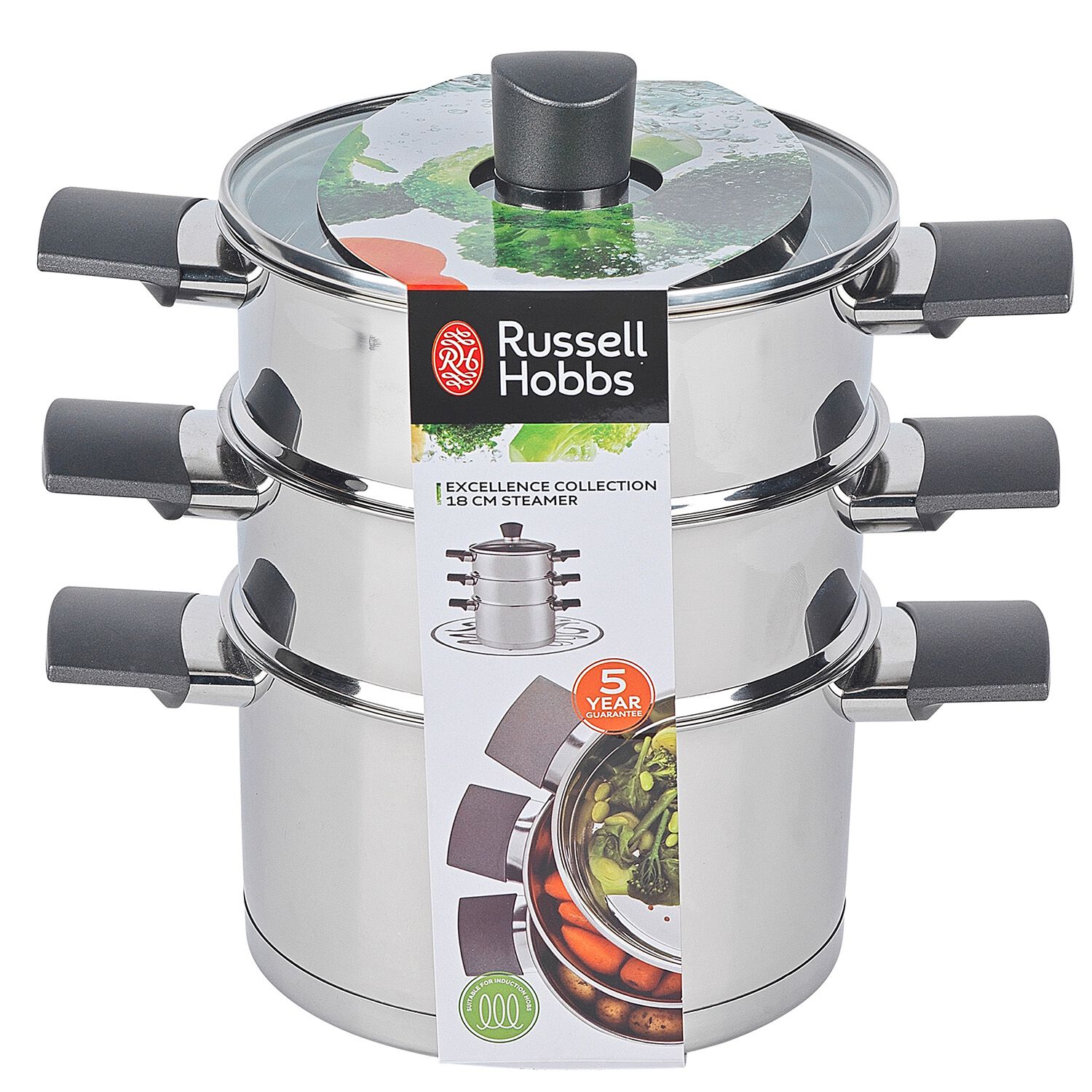 Russell Hobbs 18cm Excellence Food Steamer Pot Home Store + More