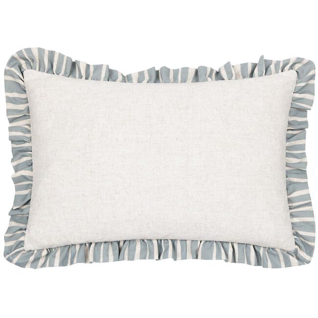 FURN CARMON STRIPE LINEN/BLUE 40x60 Cushion
