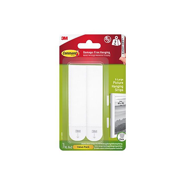 Command White XL Picture Hanging Strips Value Pack