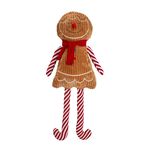 Gingerbread Love Shaped Christmas Cushion