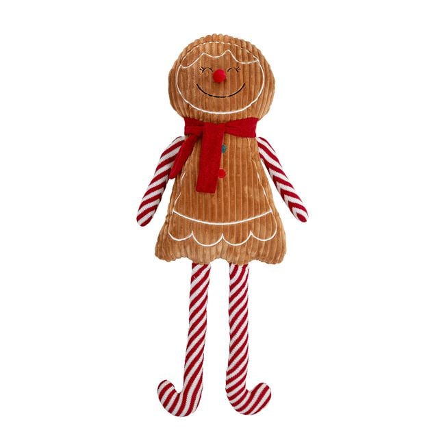 Gingerbread Love Shaped Christmas Cushion