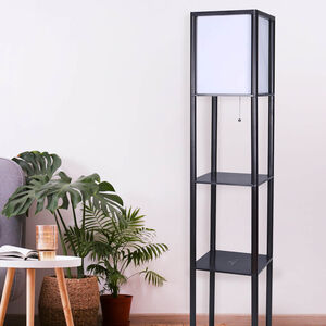 Floor Lamps Home More Floor Lamps Home More, Eurico Floor Lamp With Shelves