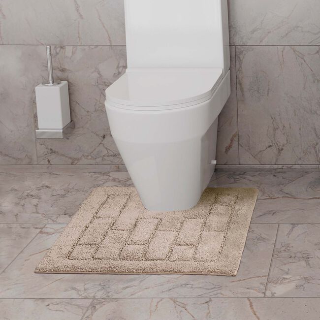 COTTON BRICK MINK 50x50 Pedestal Mat