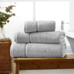 HOTEL LUXURY COMBED 750GSM DOVE GREY 70x130 Bath Towel