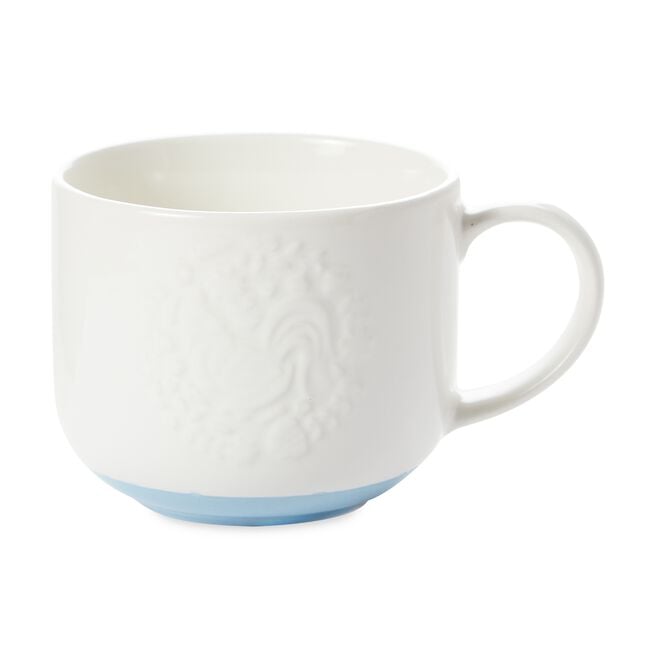 Mason Cash Folk Farmyard Cockerel Blue Mug - 400ml