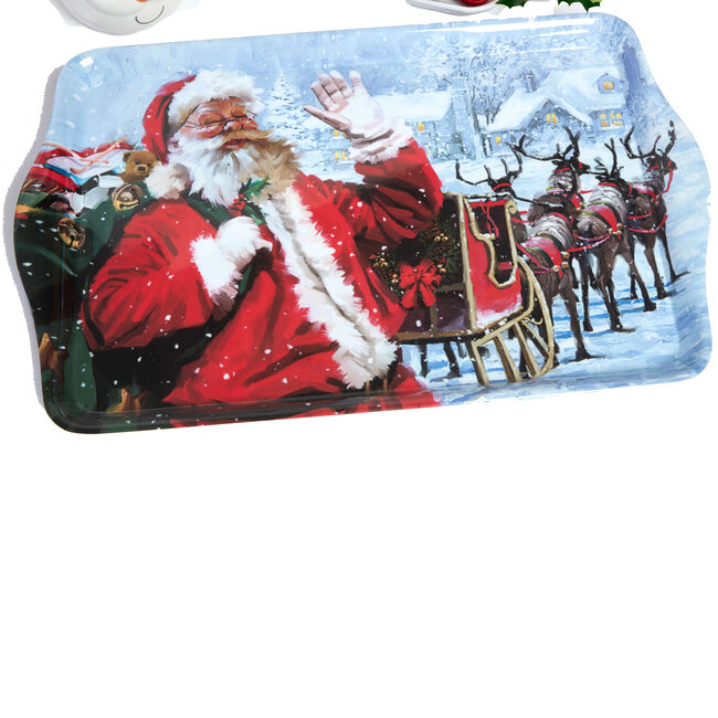 Santa and Sleigh Tray