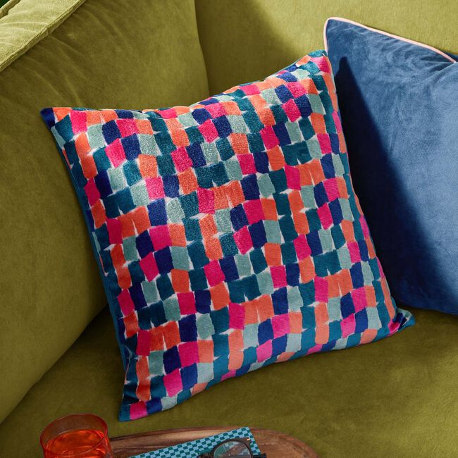 FURN METRO BLOCKS 45X45 MULTI Cushion