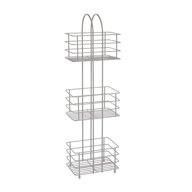 CAUSEWAY BAY THREE TIER Grey Free standing Caddy