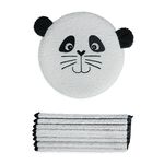 Panda Folding Ottoman - White