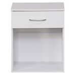 Mayfair White 1 Drawer Beside Locker