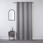 HACKNEY BLACKOUT SILVER 135x240cm Curtain Panel 