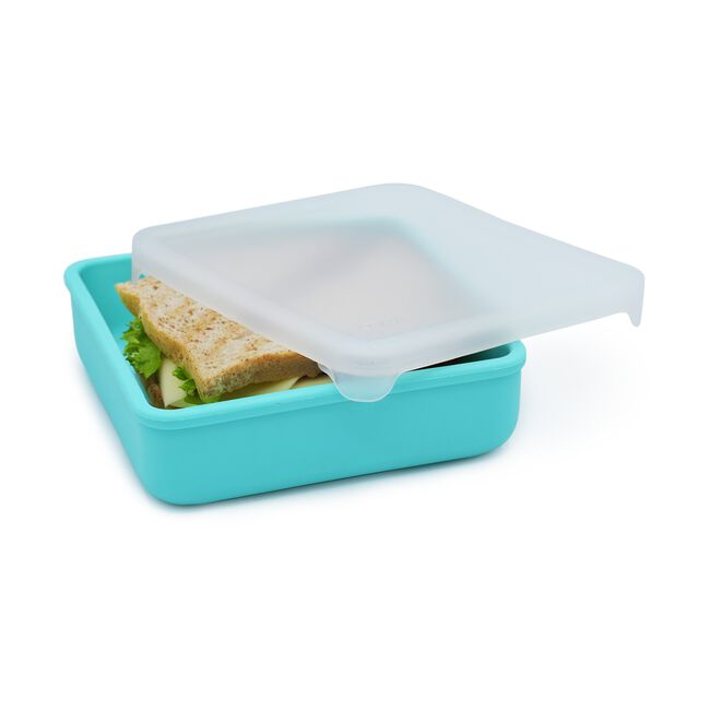 Melii Blue Silicone Sandwich Lunch Box - 790ml