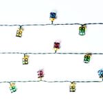 20 Multicolour Lantern String Lights