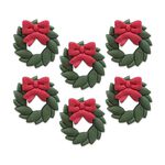Christmas Wreath Sugar Toppers