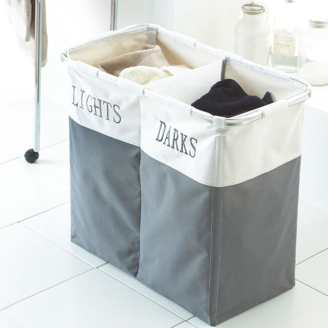 Lights & Darks Laundry Hamper