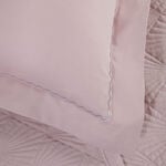 SINGLE DUVET COVER Chevron Blush 400tc