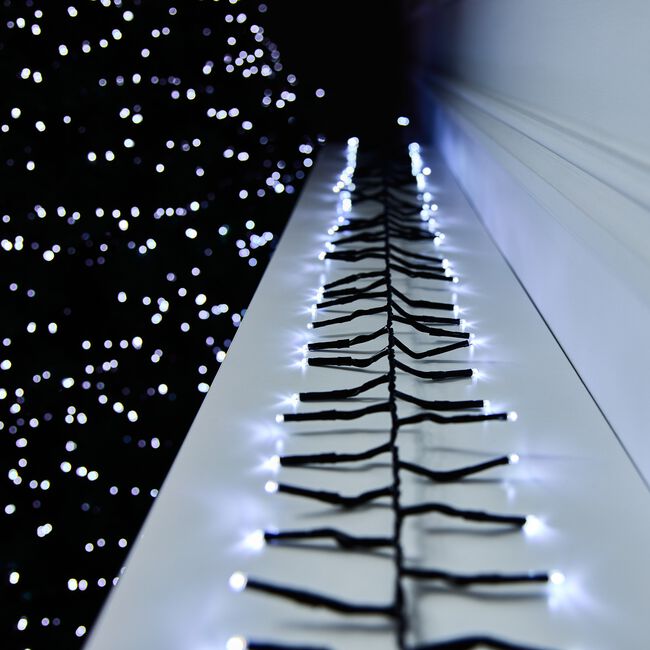 1000 WHITE Led Cluster Lights