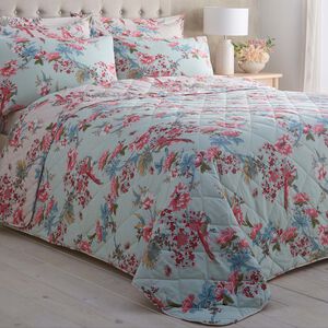 Danae Bedspread 200cm x 220cm - Duck Egg