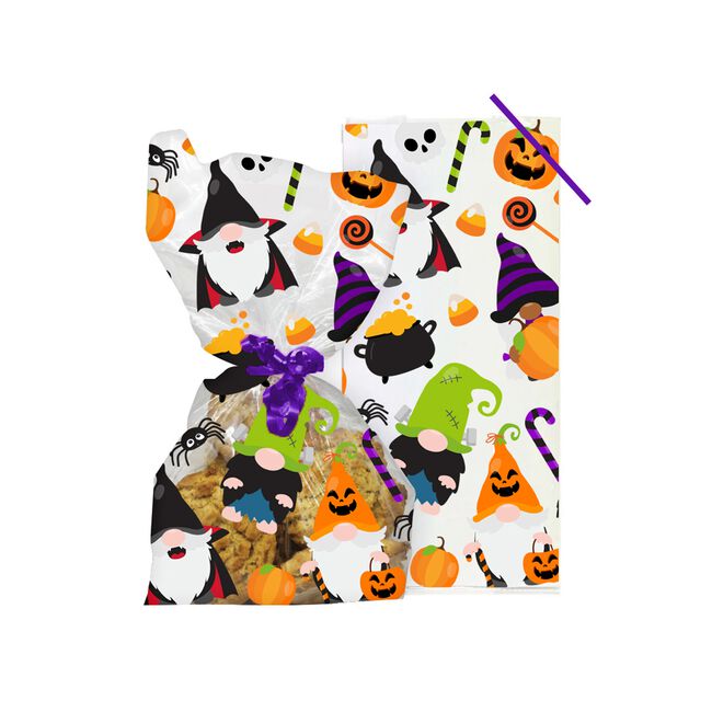Halloween Gonk Cello Bags with Twist Bags - 20 PK