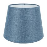 NAVY BLUE LINEN SHADE 8"