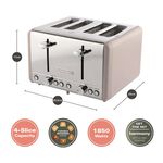 HAMILTON BEACH HARMONY 4 Slice Cappuccino Toaster
