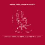 Gordon Gamer Chair with Footrest
