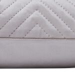TRIANGLE STITCH OYSTER 45X45 Cushion