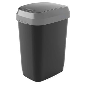 Kis Dual 25L Grey/Black Swing Bin
