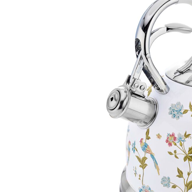 Laura Ashley Elveden White Stovetop Kettle
