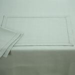 Dobby Stitch Duck Egg 2PK Placemat