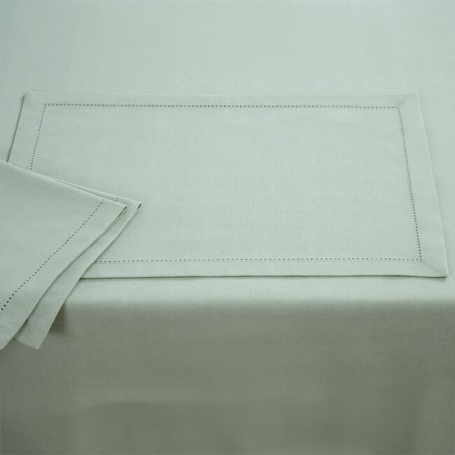 Dobby Stitch Duck Egg 2PK Placemat