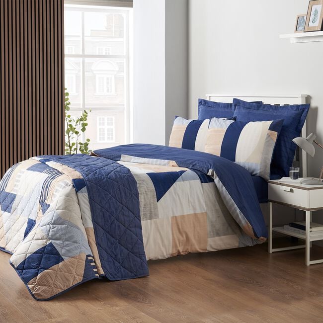 SINGLE DUVET COVER Luna Navy