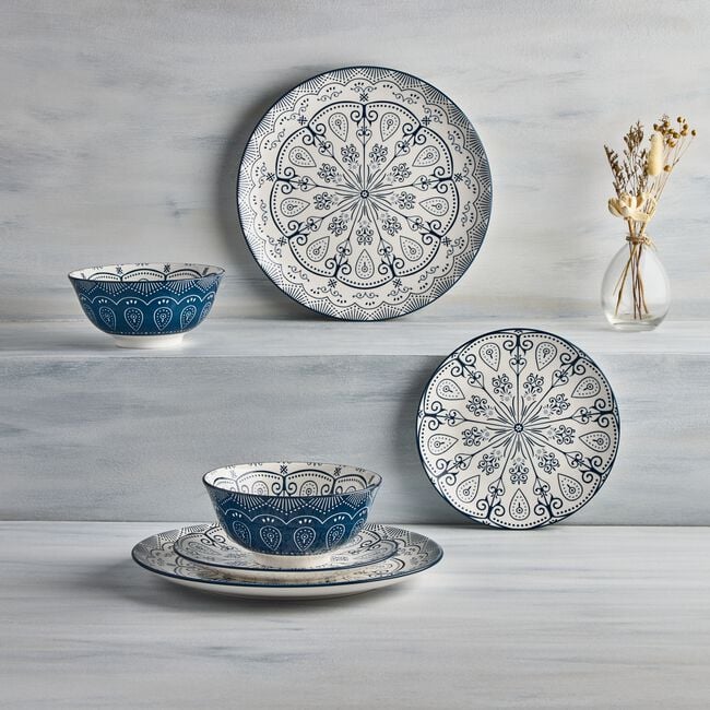 Abney & Croft Moroccan 12 Piece Dinner Set