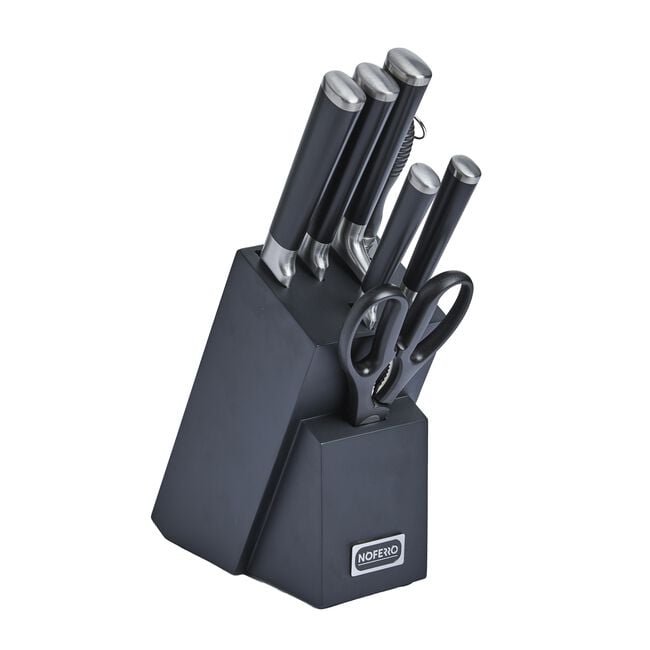 Noferro 7 Piece Knife Block Set